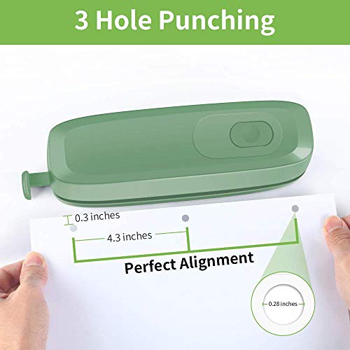 Gray Electric 3 Hole Punch, 20-Sheet Q82346