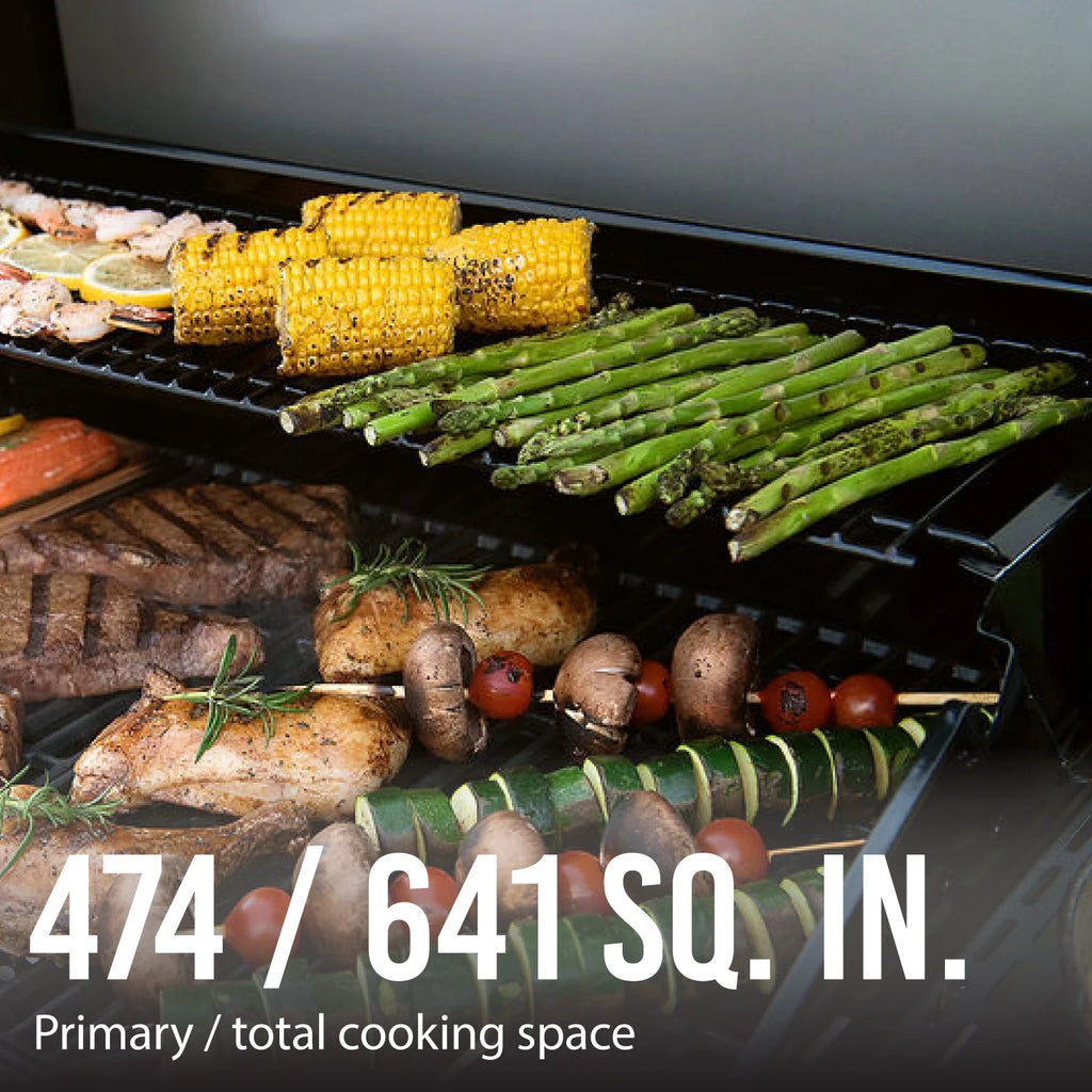 5-Burner Propane Gas Grill with Side Burner W997