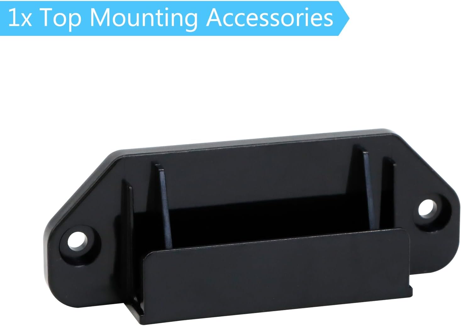 Retractable Baby Gate Replacement Parts Kit (Black) Wall Mount Accessories with Brackets, Latches, Hooks and Screws P7577