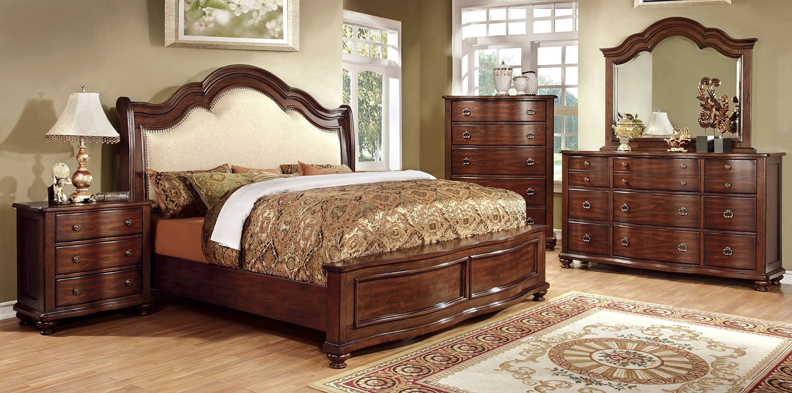 5 Drawer Chest in Brown Cherry Z734753
