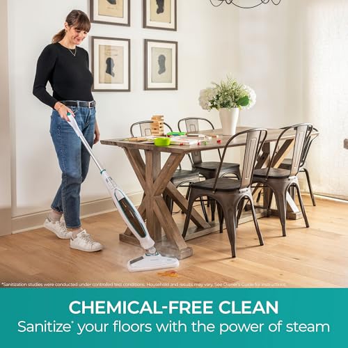 Steam Mop with 2 Washable Pads M2845