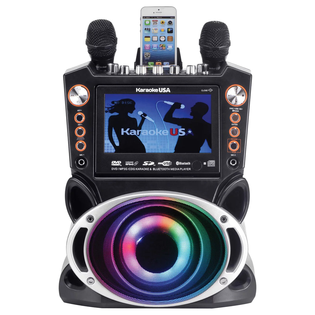 35-Watt Karaoke System with 7" TFT Digital Color Screen, 2 Microphones R3914