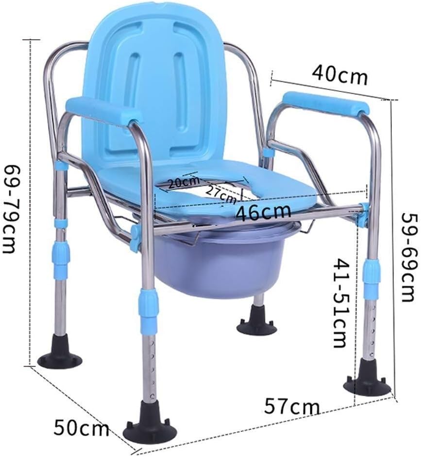 Adjustable Mobile Bedside Toilet Safety Frame J89473