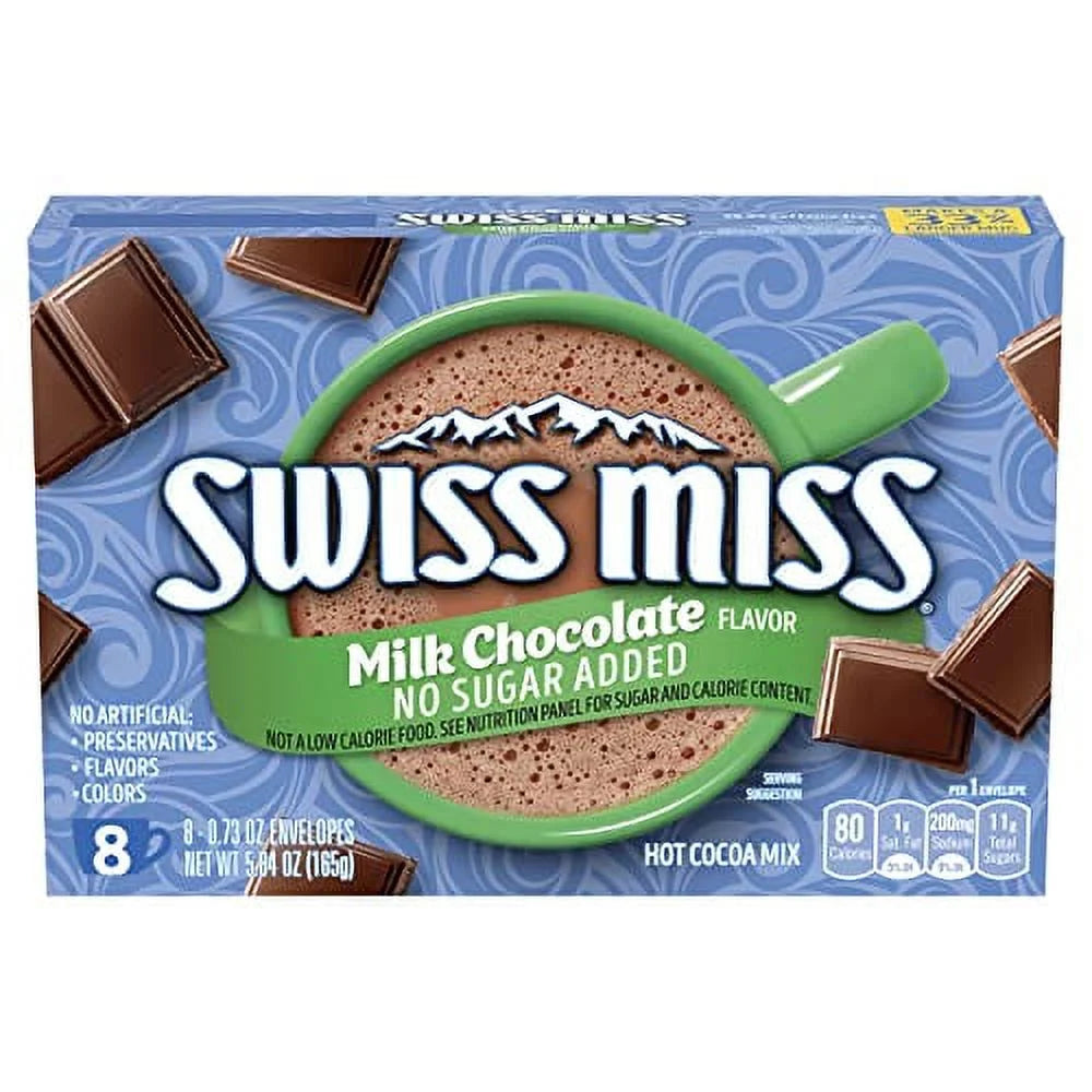 Milk Chocolate Hot Cocoa Mix, 0.73 oz. 8-Count (Pack of 12) Y32056