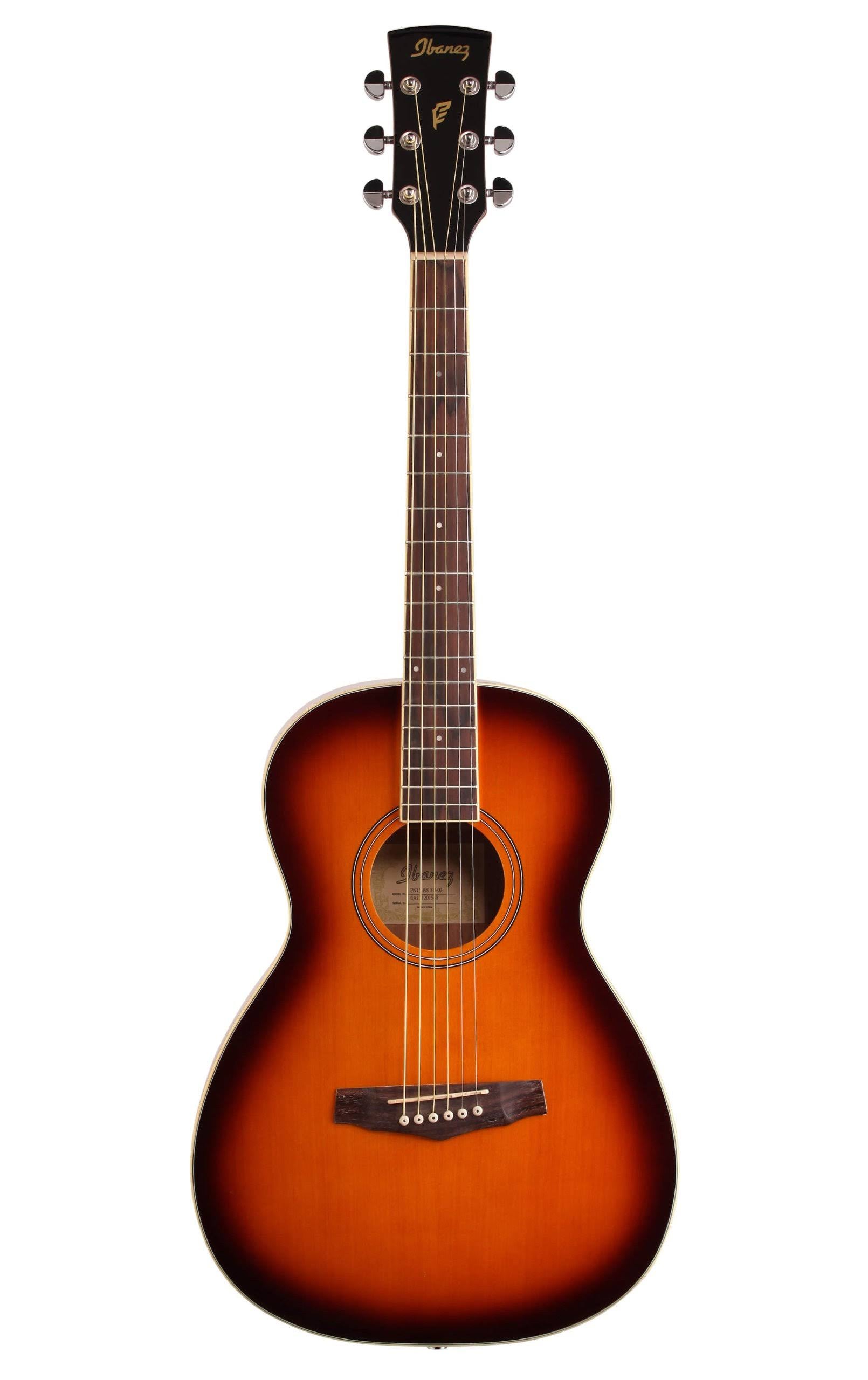 Brown Sunburst Parlor Acoustic Guitar Q84813