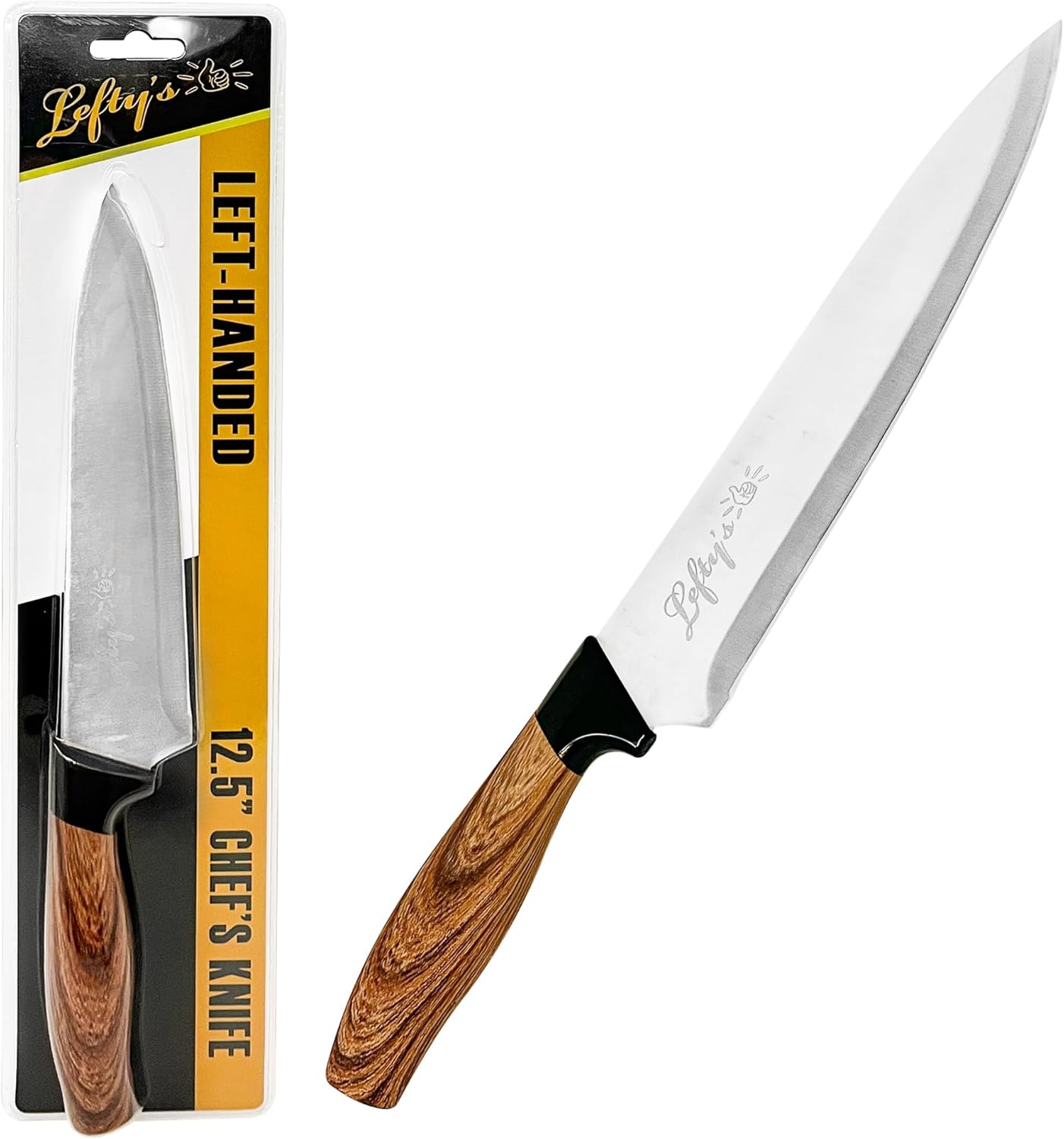 Left Handed Chef Knife - Stainless Steel Blade X87395