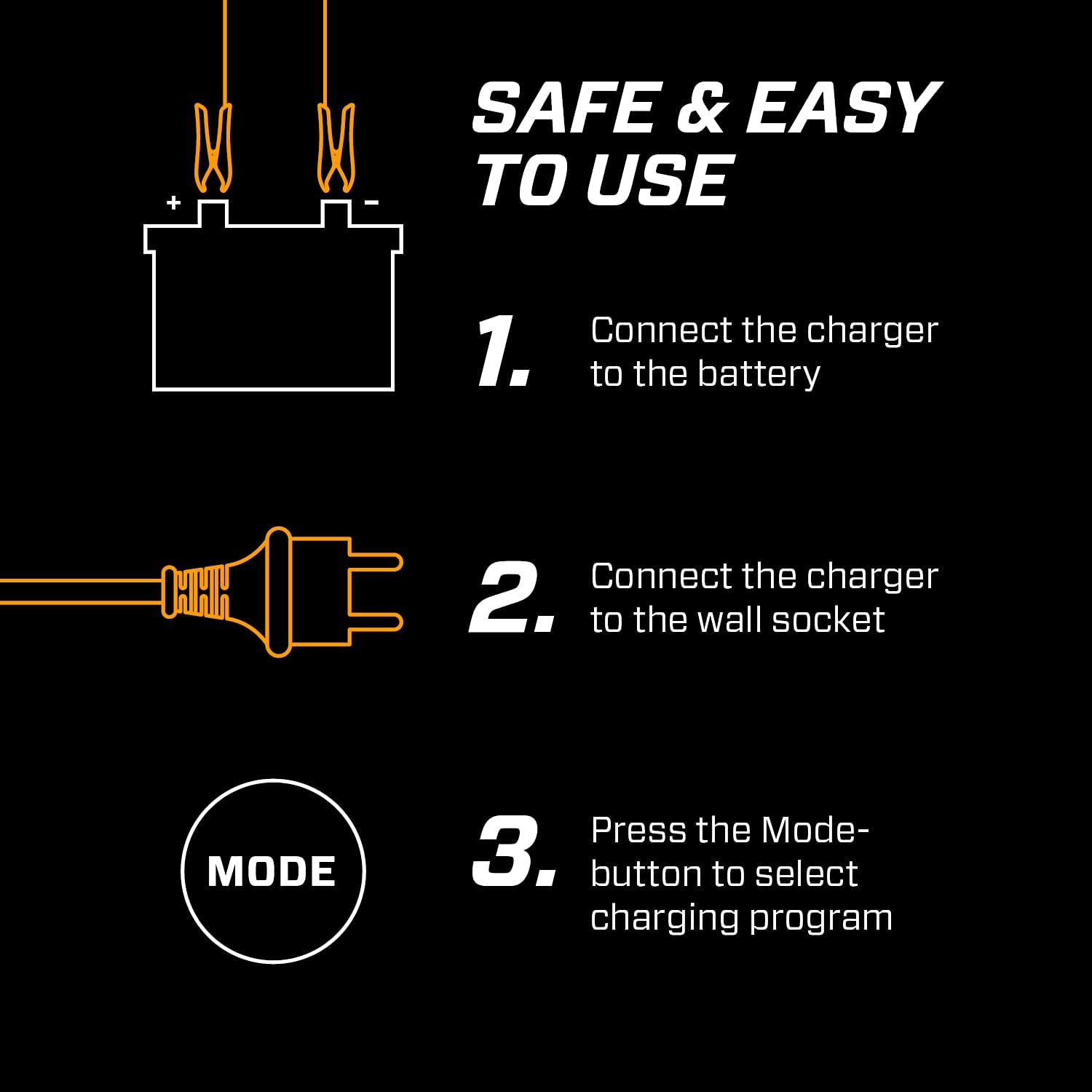 12V 4.3 amp Battery Charger and Maintainer V6655