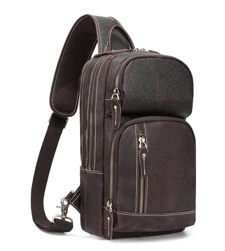Full Grain Leather Sling Bag A99779