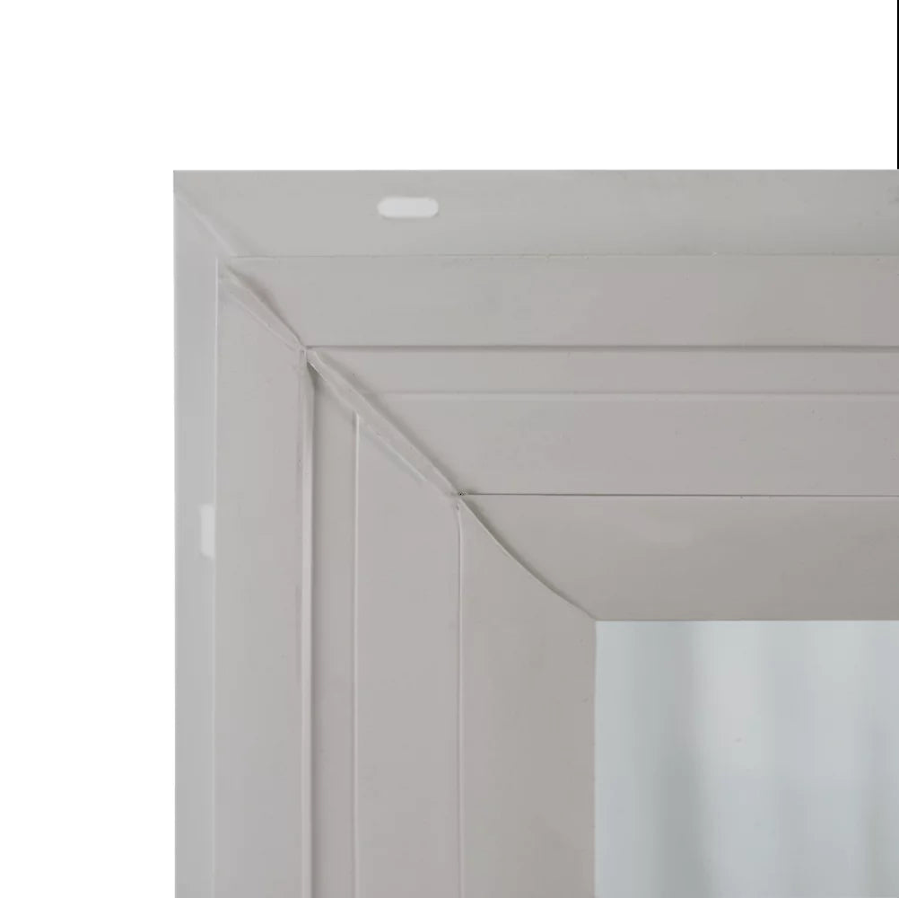 Double Pane Vinyl Transom Window 24" x 10" with Grids Non-Opening Low-E Glass G720557