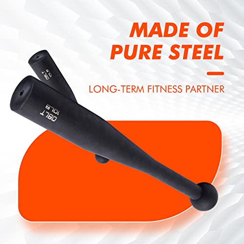 Steel Weighted Exercise Clubs 5LB 10LB 15LB G6421