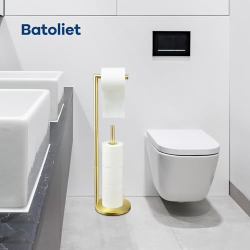 Toilet Paper Holder Stand with Storage F38587