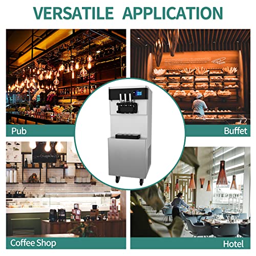 3 Flavors Soft Serve Ice Cream Machine B585