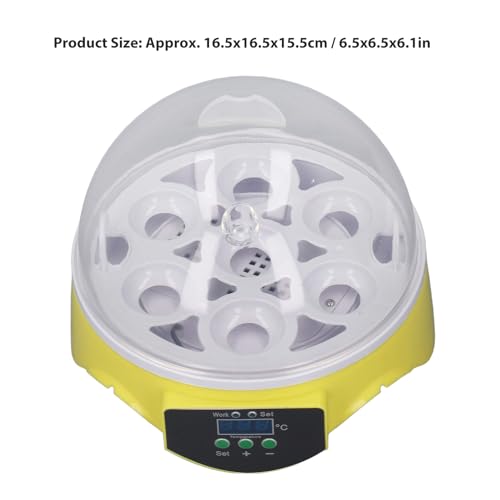 7 Egg Poultry Incubator with Temperature Control R945