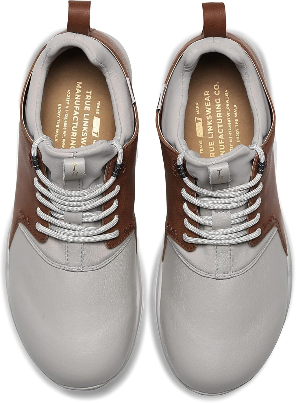 Soft White/Brown Golf Shoes M21479