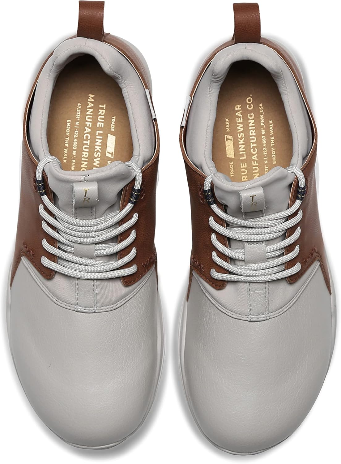 Soft White/Brown Golf Shoes M21479