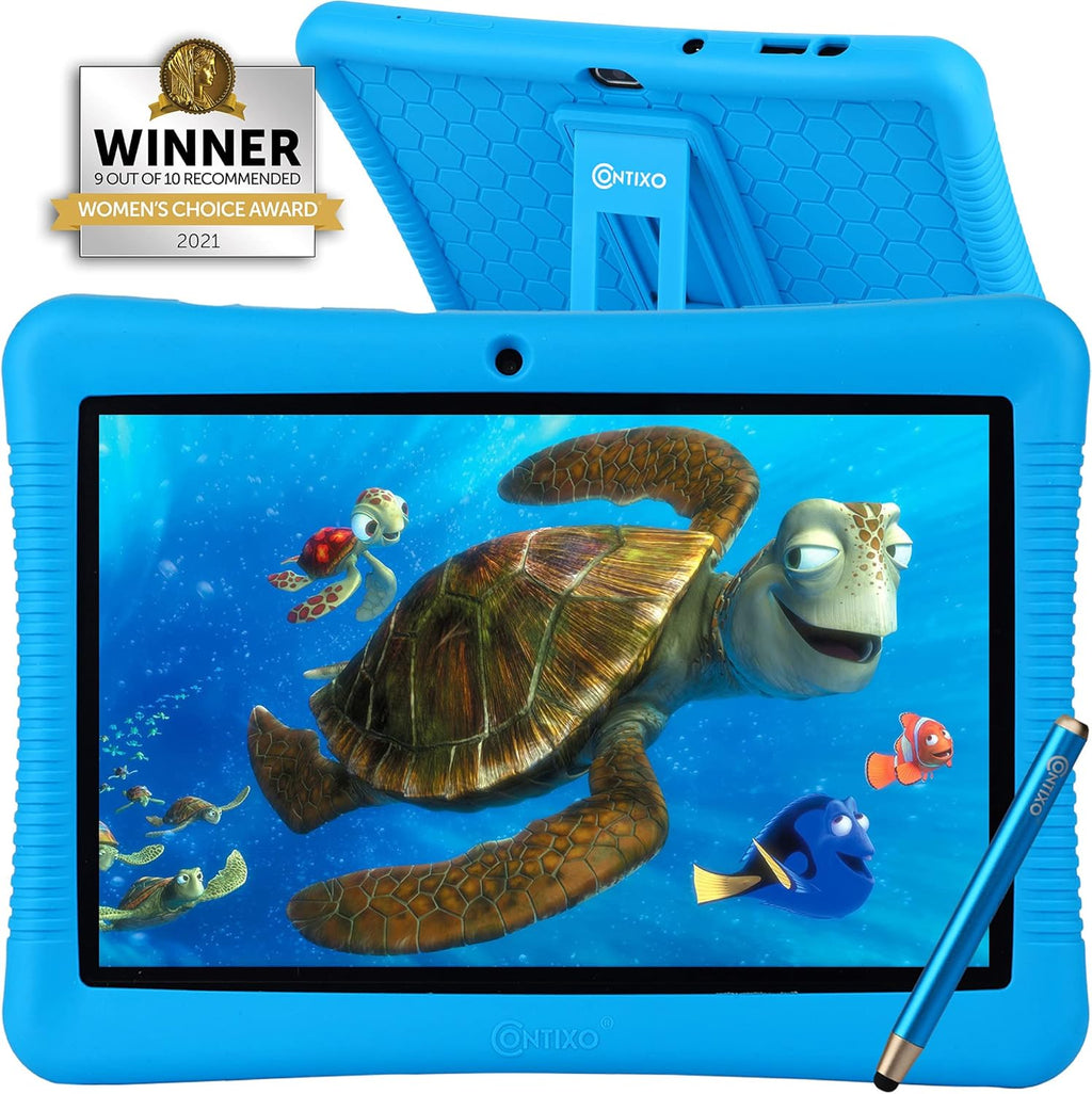 10-inch HD Kids Tablet with Camera, 32GB, Blue J62464