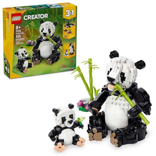 LEGO Creator 3 in 1 Wild Animals Panda Family Building Toy, Ages 8+ X866699
