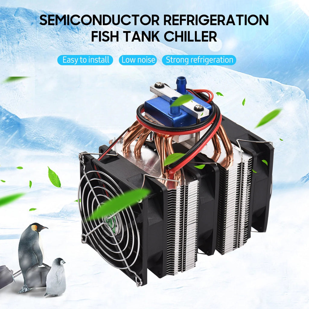 180W Semiconductor Refrigeration Fish Tank Chiller with 6pcs Copper Pipe G99204