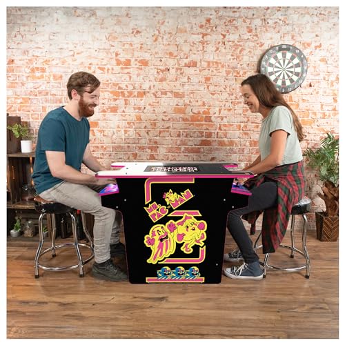 Black 17-Inch LCD Arcade Table with 12 Games I65337