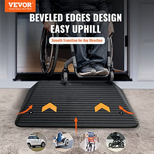 4" Rise Rubber Threshold Ramp W2164