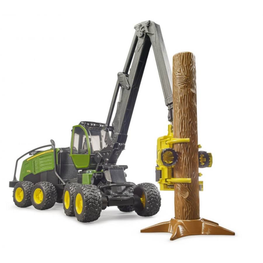 John Deere 1270g Harvester with Tree Trunk C1306