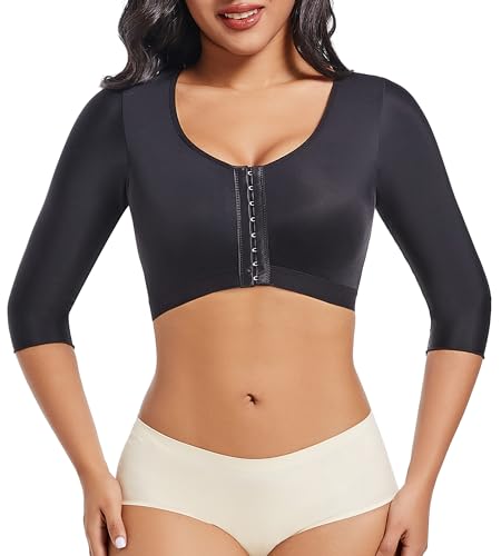 Post Op Arm Compression Sleeve Front Closure Faja Post Surgery Bra Shapewear S854720