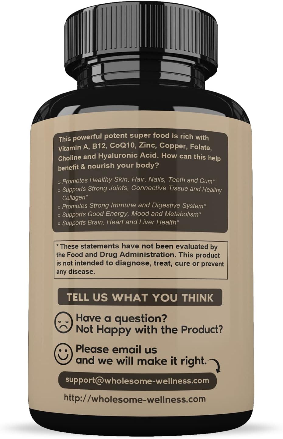 180 Pills 750mg Beef Liver Capsules U1414