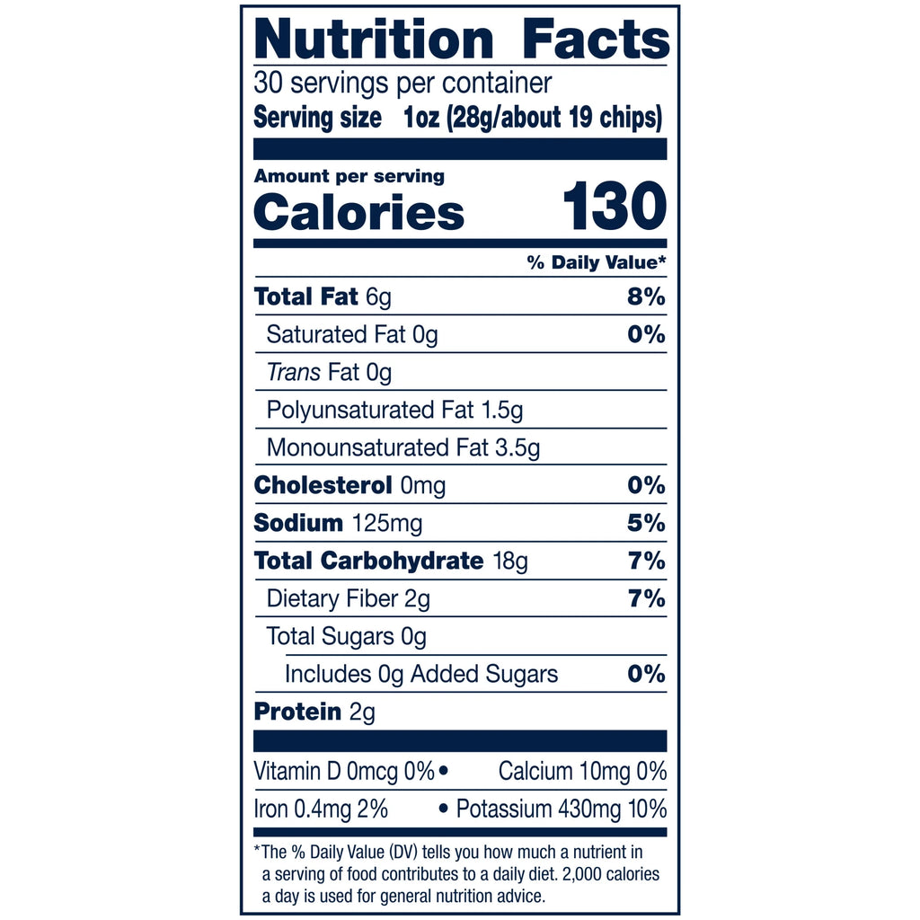 Less Fat Original Kettle Cooked Chips, 30 oz V2354