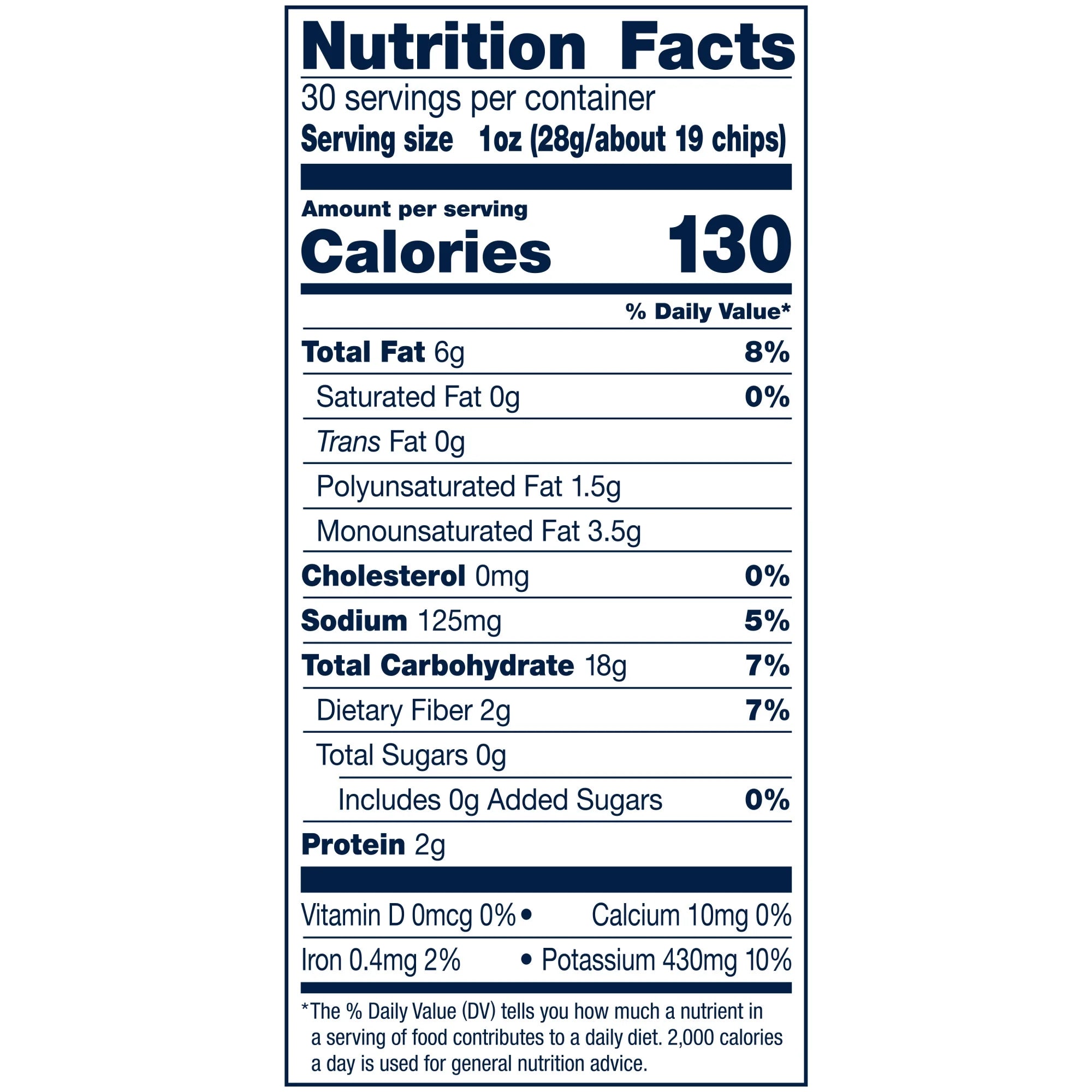 Less Fat Original Kettle Cooked Chips, 30 oz V2354