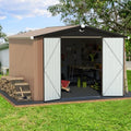 Metal Storage Shed 10x12 with Lockable Doors S414