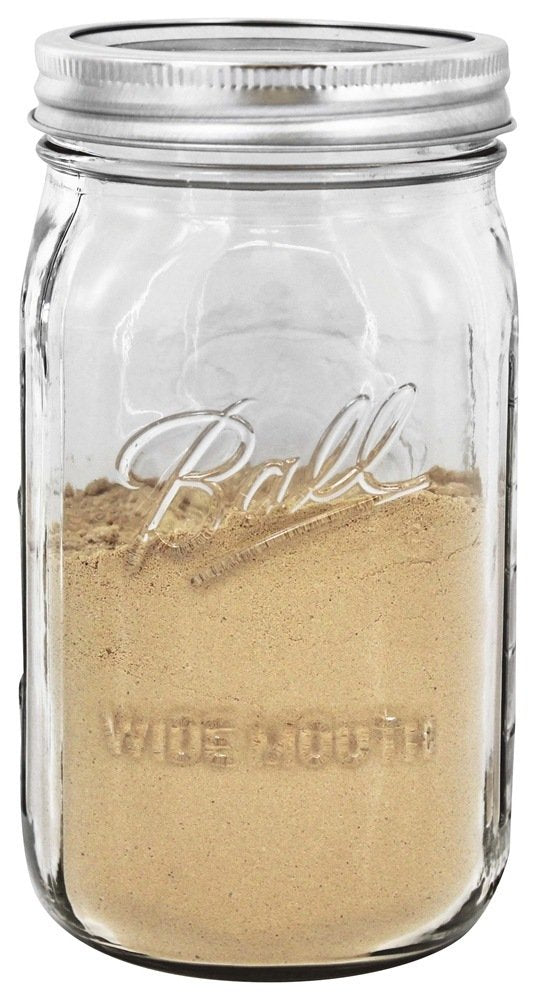 32-Ounces Quart Mason Jars with Lids and Bands, 2 Jars Y3975