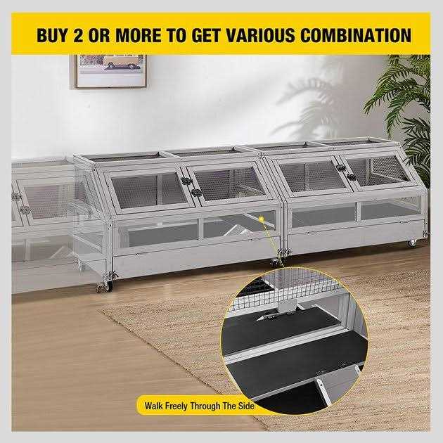 Large Wooden Guinea Pig Cage B769