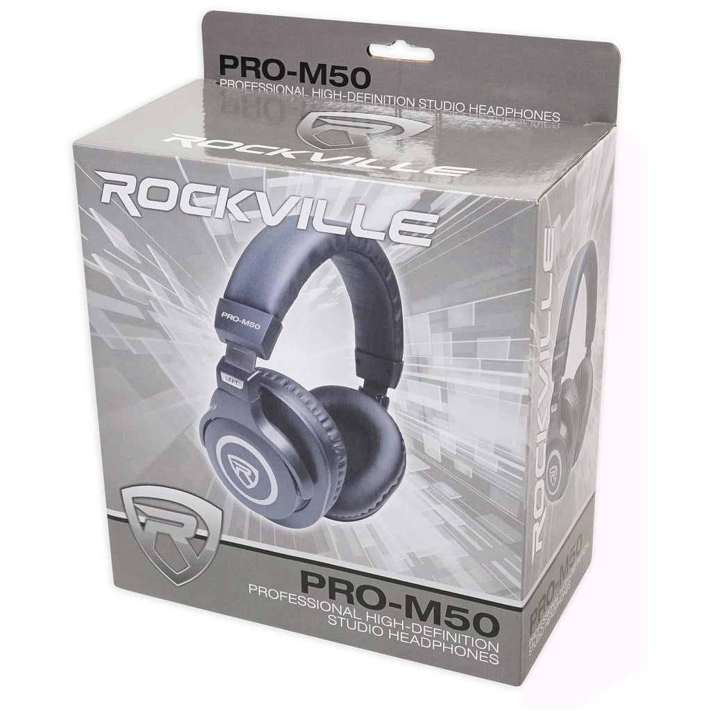 Pair Powered Studio Monitor Speakers and Studio Headphones V44701