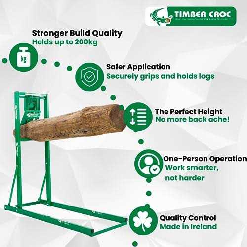 Steel Log Holder for Cutting Wood F557401