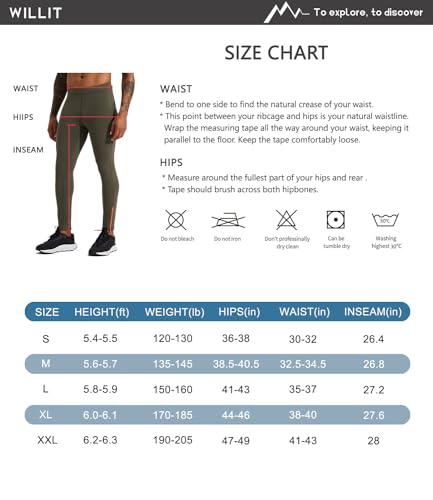 Men's Fleece Running Leggings Winter Cycling Tights Pants Water Resistant Zipper Pockets R2607