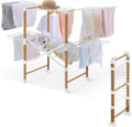 Collapsible Metal Drying Rack with Wheels N881627