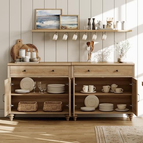 Off White Entertainment Center with Bookshelves, 8 Doors & 4 Drawer TV Stand M109