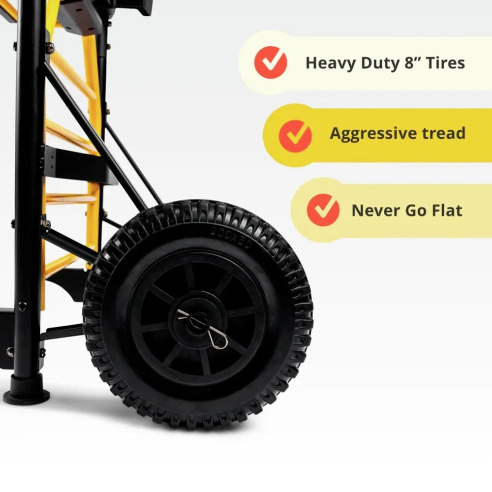 Hand Truck 5-in-1 Mobile Workshop with Integrated 3-Speed Fan and LED Light A41789