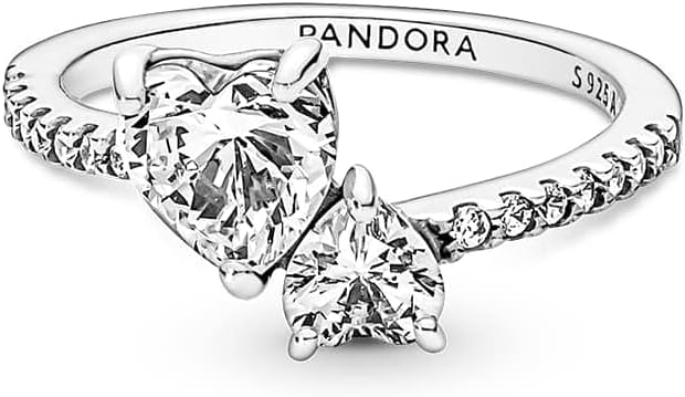 Sterling Silver Ring with Clear Cubic Zirconia Size 7.5 L763097