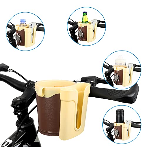 3-in-1 Bike Cup Holder with Cell Phone Keys Holder, Grey Green T4693