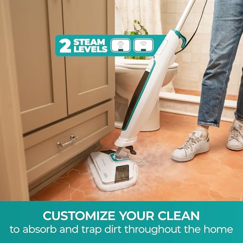 Steam Mop with 2 Washable Pads M2845