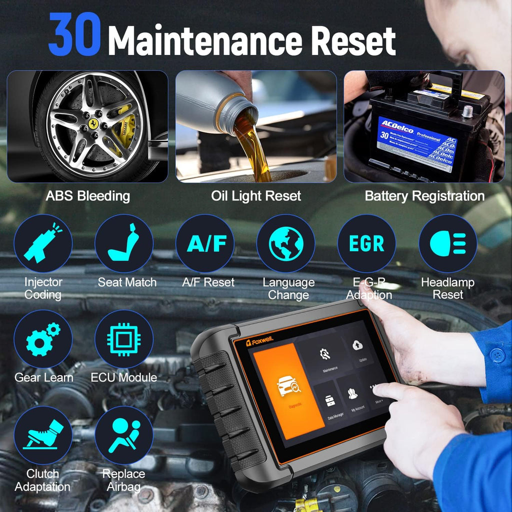 Bidirectional Scan Tool OBD2 Scanner with 30 Service Reset F3227