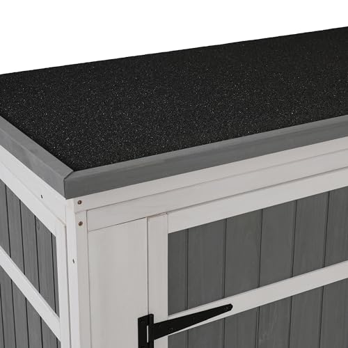 65 inch Fir Wood Garden Potting Bench Table with Storage Shelf, Drawer and Cabinet Y58208