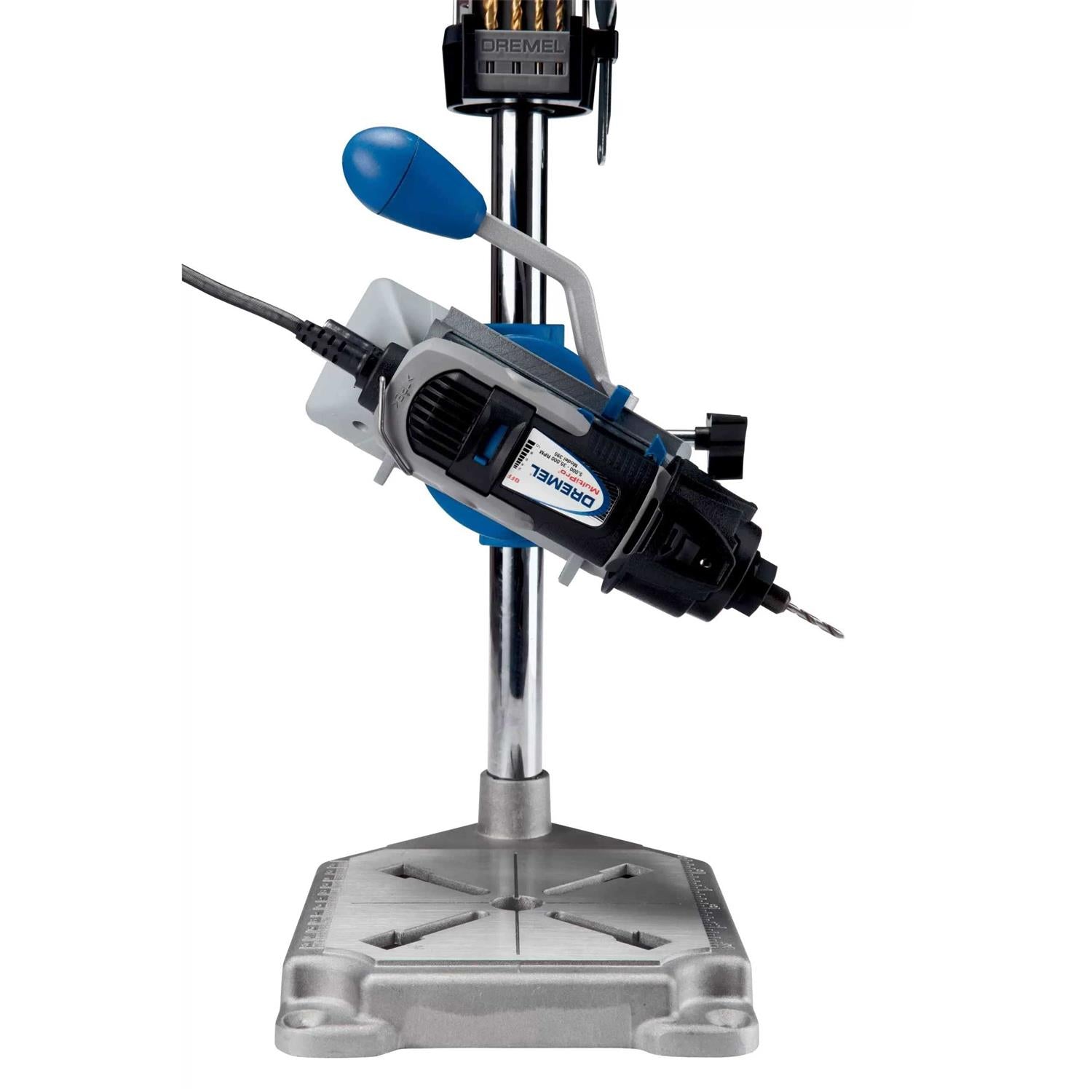 Drill Press Rotary Tool Workstation Stand with Wrench A89158