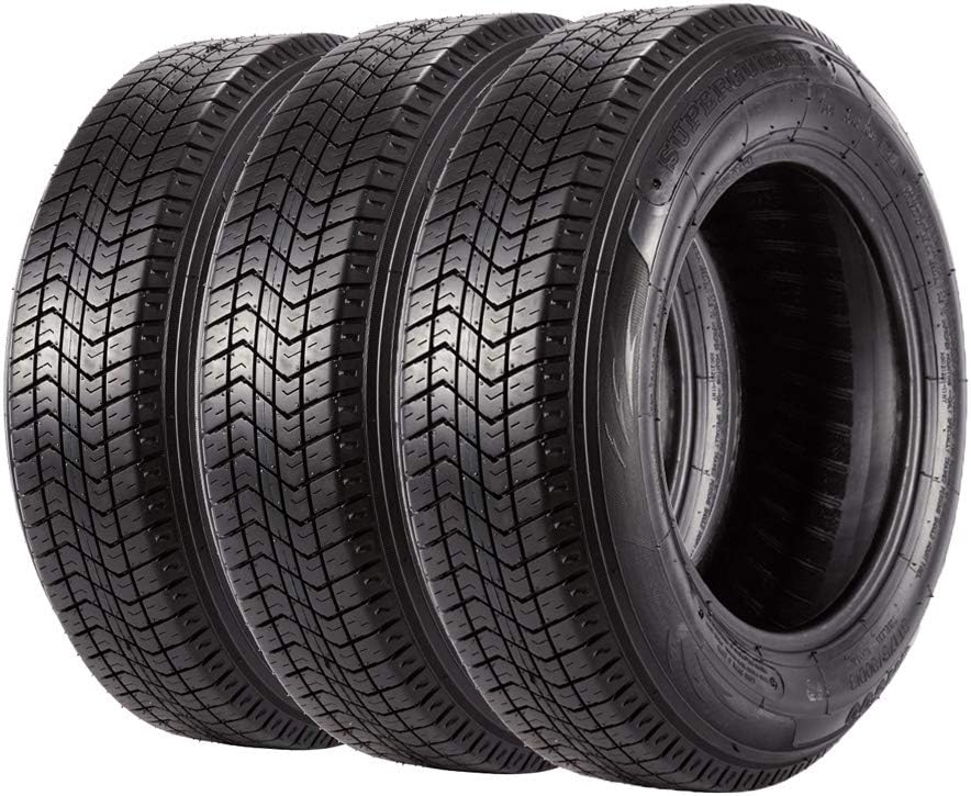 Set of 3 Trailer Tires 175/80D13 Load Range C Z53543